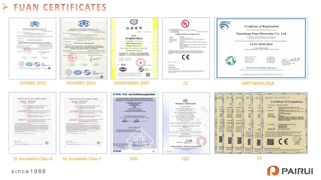 Industrial Control/Test Equipments/Industrial Computers/Telecom Use Standard Product Encapsulated/Low Frequency Transformer