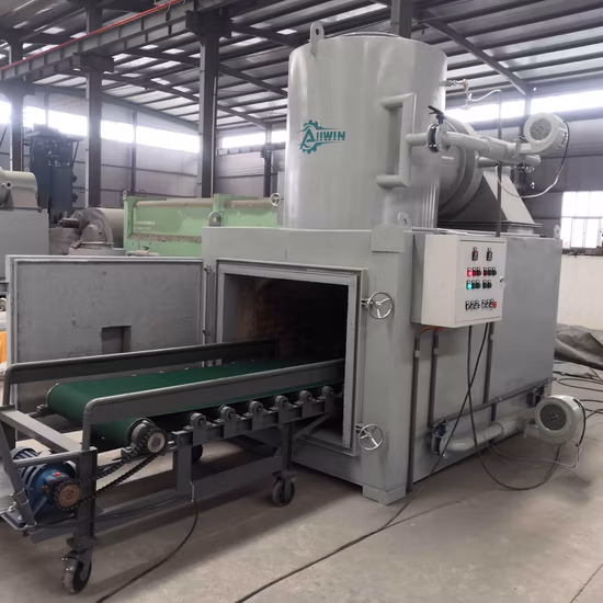 Incinerador de residuos médicos sin humo del incinerador de basura del hospital del buen precio