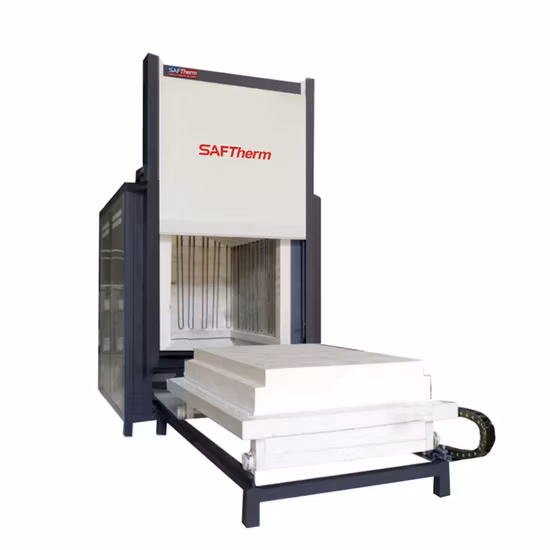 Horno de hogar de bogie de alta temperatura 1200c, horno eléctrico para uso doméstico, horno de cerámica a la venta